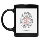 Кружка цветная UV-DTF