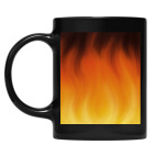 Кружка цветная UV-DTF