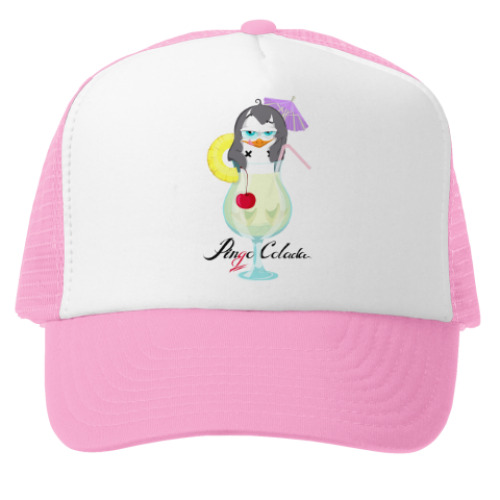 Кепка-тракер с принтом Коктейль ПинГо Колада