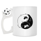 Кружка с футбольным мячиком