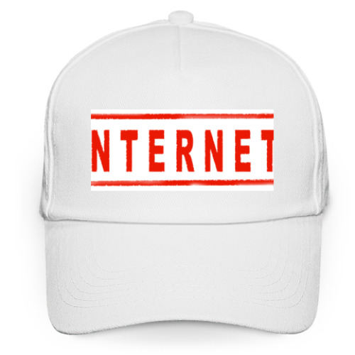 Кепка бейсболка с принтом INTERNET