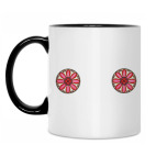 Кружка двухцветная