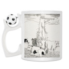 Кружка с футбольным мячиком