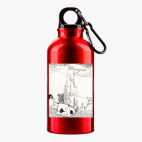 Металлическая бутылка 400 мл UV-DTF