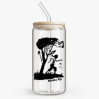 Банка с бамбуковой крышкой