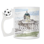 Кружка с футбольным мячиком