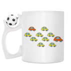 Кружка с футбольным мячиком