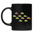 Кружка цветная UV-DTF