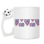 Кружка с футбольным мячиком