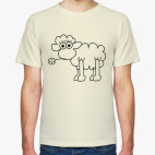 Классическая футболка Овца с клевером