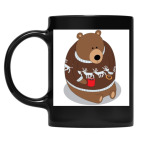 Кружка цветная UV-DTF