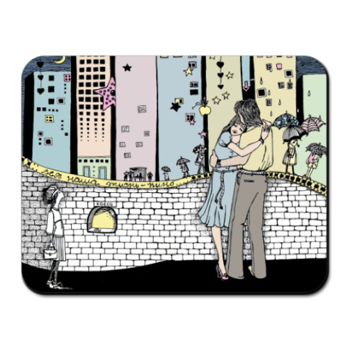 Коврик для мыши Любовь