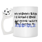 Кружка с футбольным мячиком