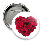 Сердце из роз