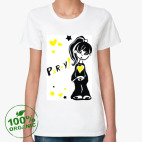 Женская футболка органик