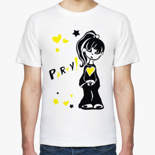 Футболка с принтом Girl Party