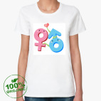 Женская футболка органик
