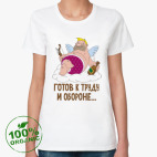 Женская футболка органик