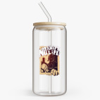 Банка с бамбуковой крышкой