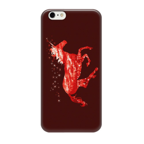 Чехол для iPhone 6/6s Рубиновый Единорог