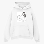 Толстовка худи оверсайз