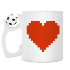 Кружка с футбольным мячиком