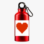 Металлическая бутылка 400 мл UV-DTF