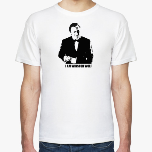 Футболка с принтом I AM WINSTON WOLF