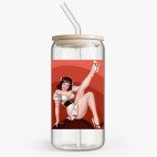 Банка с бамбуковой крышкой