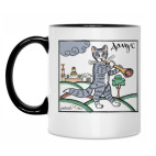 Кружка двухцветная