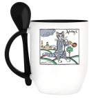 Кружка с ложкой