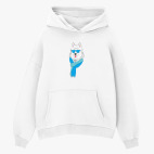 Толстовка худи оверсайз