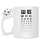 Кружка с футбольным мячиком