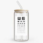 Банка с бамбуковой крышкой