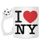 Кружка с футбольным мячиком