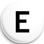Буква E