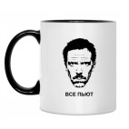 Кружка двухцветная