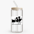 Банка с бамбуковой крышкой