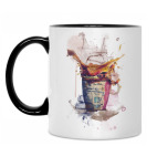 Кружка двухцветная