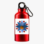 Металлическая бутылка 400 мл UV-DTF