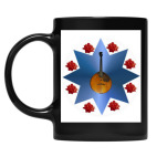 Кружка цветная UV-DTF