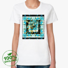 Женская футболка органик