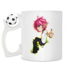 Кружка с футбольным мячиком