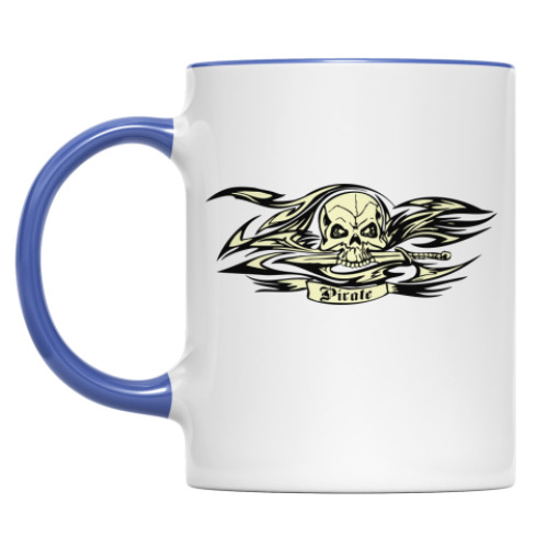 Кружка с принтом Пират