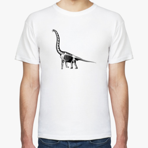 Футболка с принтом Я - динозавр