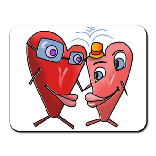 Коврик для мыши с принтом  Любовь