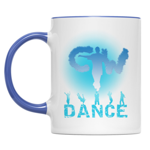 Кружка с принтом Dance