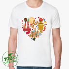 Мужская футболка органик