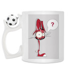 Кружка с футбольным мячиком