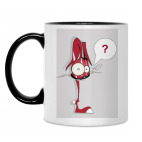 Кружка двухцветная